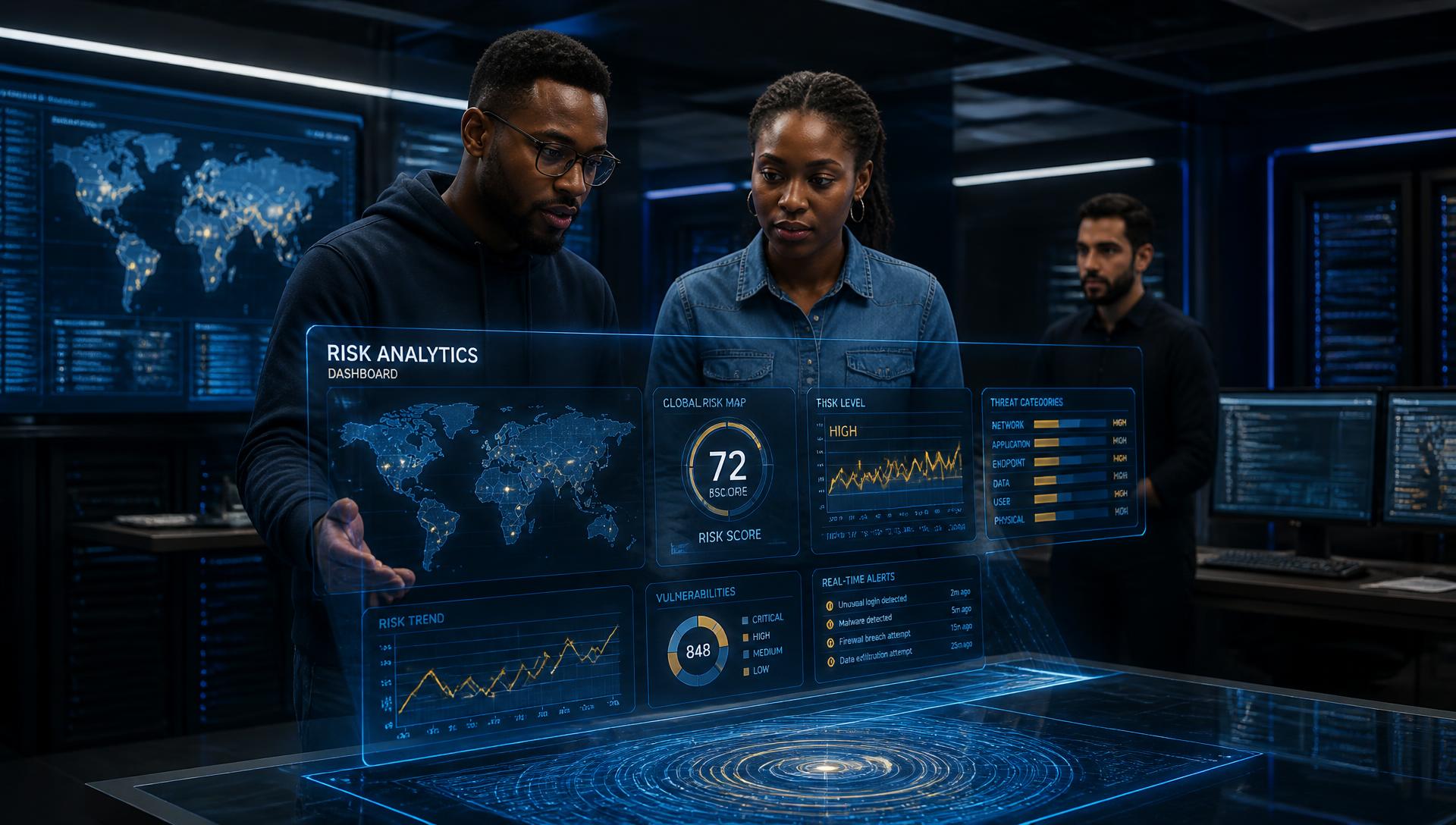 Security operations dashboard